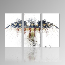 Eagle Fine Art Painting,Abstract Flag Canvas Print,Home Decoration Wall Photo